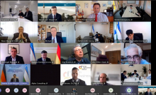 Online-Austausch mit Usbekistans Vize-Premier Umurzakov. Foto: OA