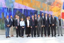 Minister Dauti bei seinem Besuch in Berlin. Foto: DIHK/Yasmin Yüksel