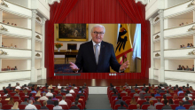 Videobotschaft des Bundespräsidenten Frank-Walter Steinmeier; Foto: OA